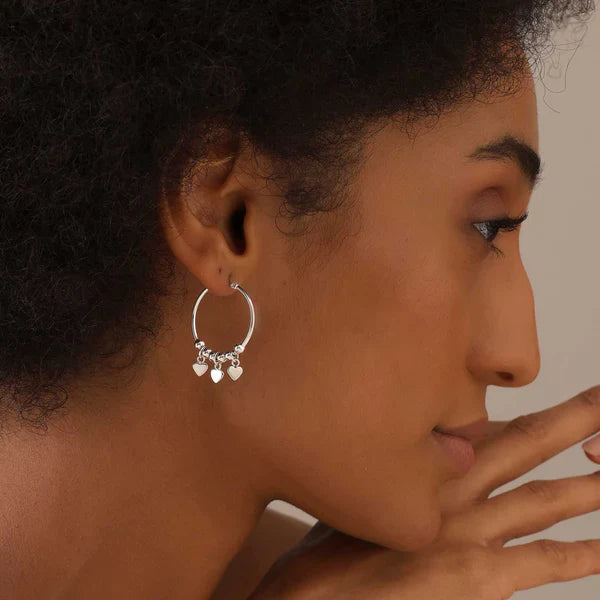 SILVER LADIES EARING