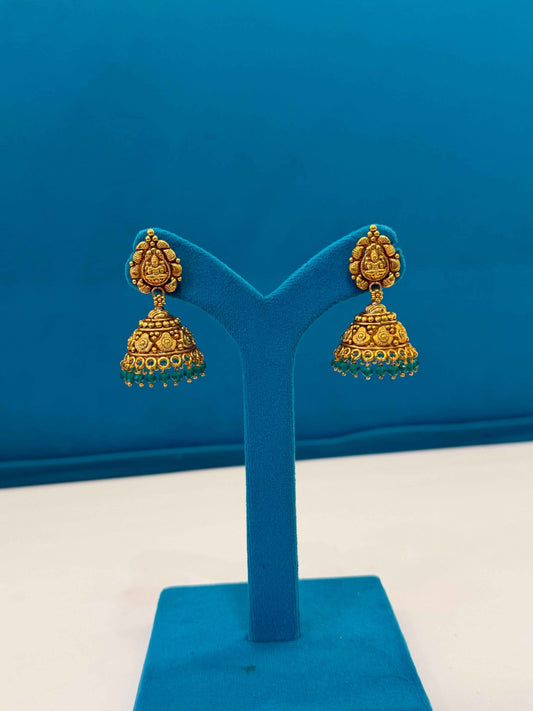 JUMKI 92.5 SILVER GOLD POLISHED BIG SIZE (51245)