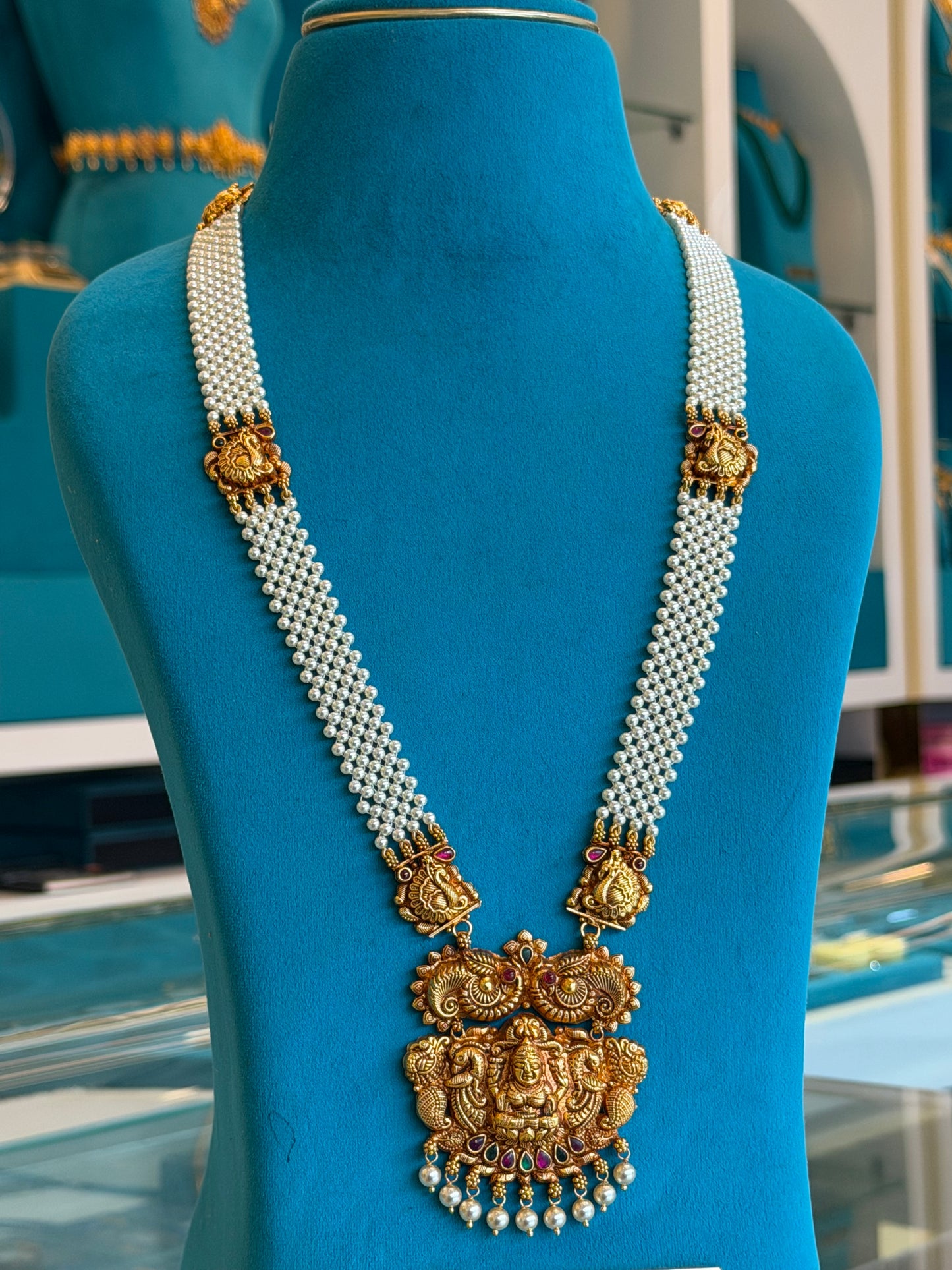 Beads Chain Fancy in 92.5 Silver Gold Polished(6770)