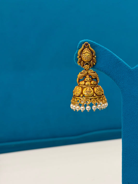 JUMKI 92.5 SILVER GOLD POLISHED BIG SIZE (51246)