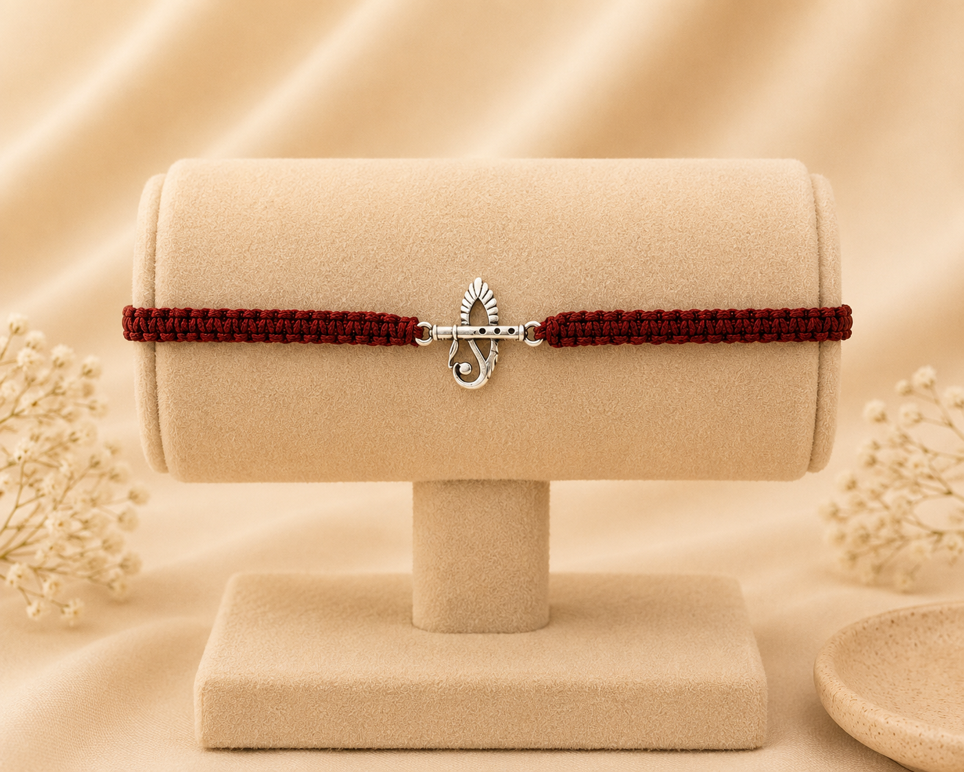 Silver Rakhi for Brother | Handmade Designer Raksha Bandhan Rakhi (20)