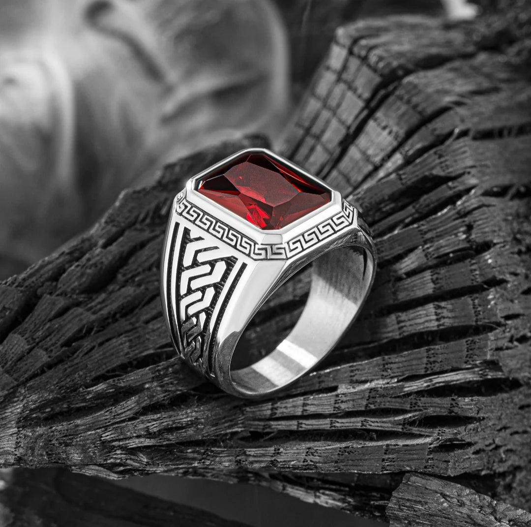 SILVER GENTS RING 001