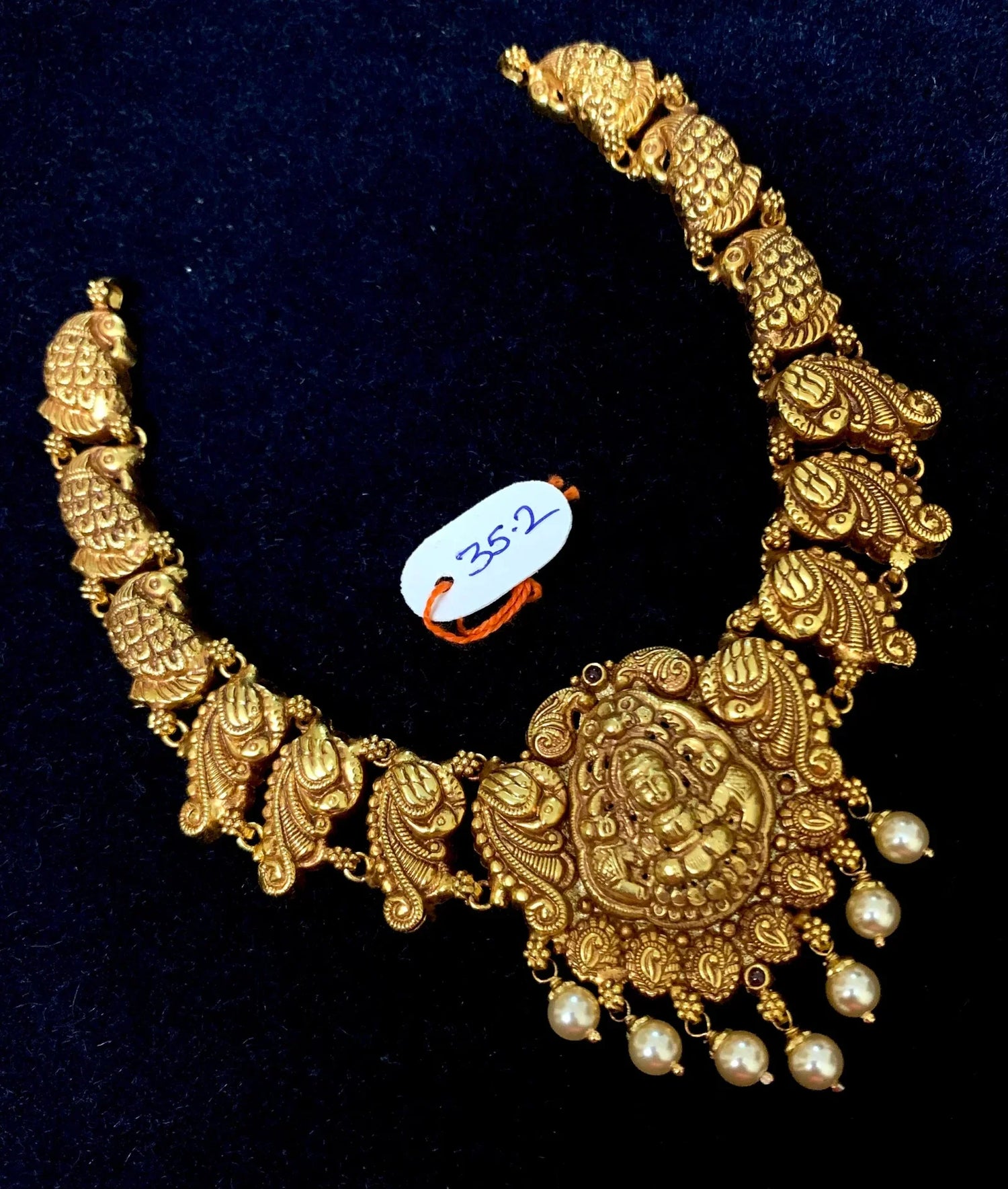 SHORT NECKLACE 92.5 SILVER GOLD POLISHED