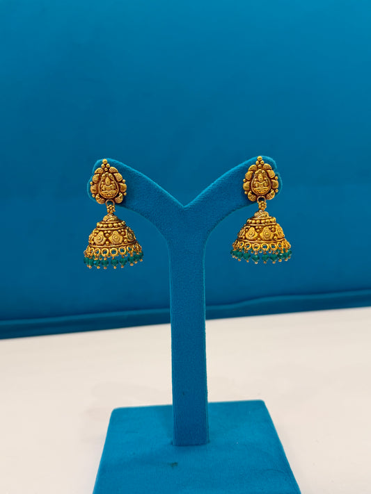 JUMKI 92.5 SILVER GOLD POLISHED BIG SIZE (51245)