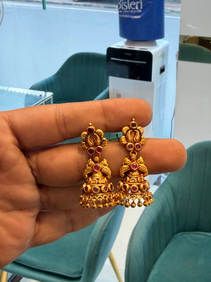 JUMKI 92.5 SILVER GOLD POLISHED BIG SIZE (51240)
