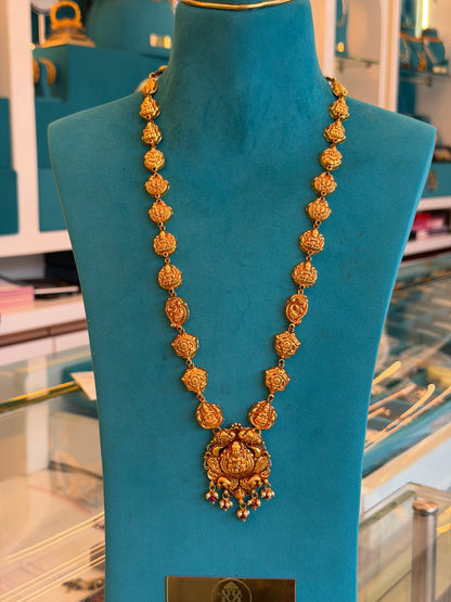 Short Necklace in 92.5 Silver Gold Polish (9826)
