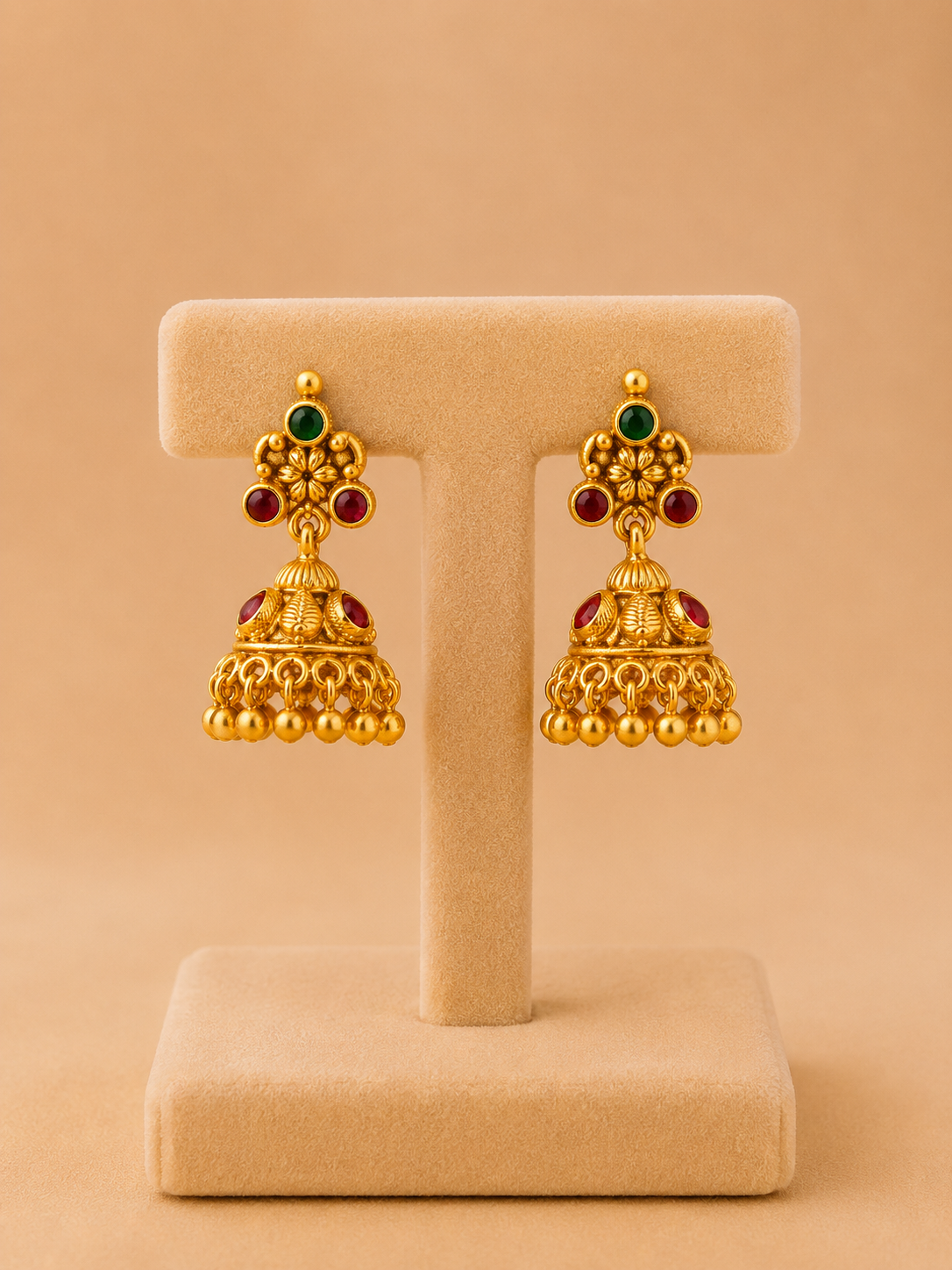 JUMKI 92.5 SILVER GOLD POLISHED BIG SIZE (51242)