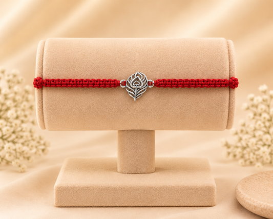 Silver Rakhi for Brother | Handmade Designer Raksha Bandhan Rakhi (19)