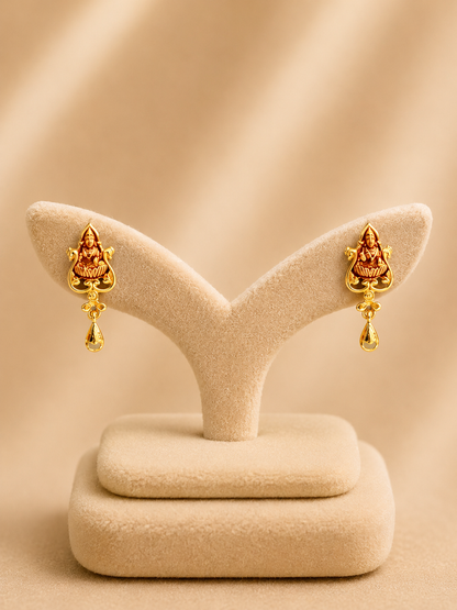 EARINGS/TOPS 92.5 SILVER GOLD POLISHED (1028)