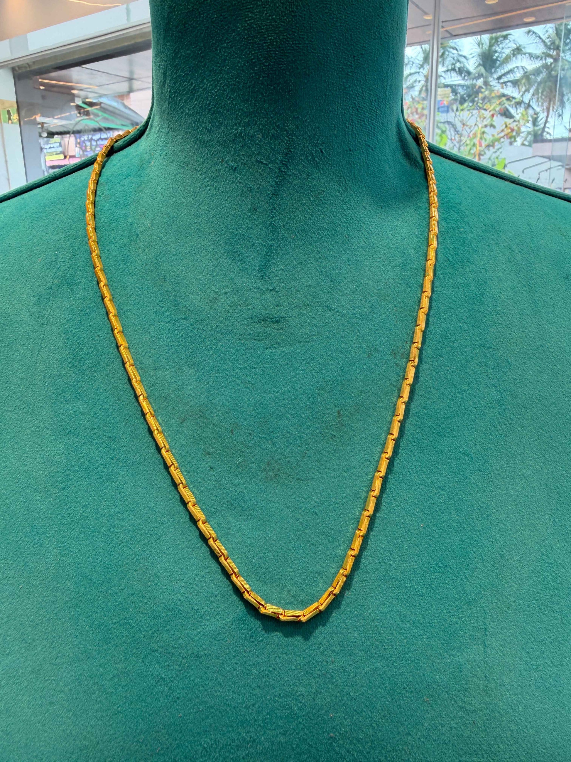 MANGALYA / MANGALSUTAR CHAIN 92.5 SILVER GOLD POLISHED (4563)