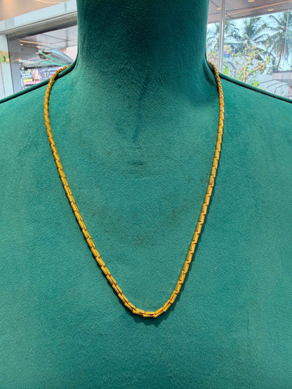 MANGALYA / MANGALSUTAR CHAIN 92.5 SILVER GOLD POLISHED (4563)