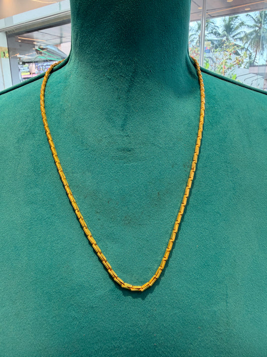 MANGALYA / MANGALSUTAR CHAIN 92.5 SILVER GOLD POLISHED (4563)