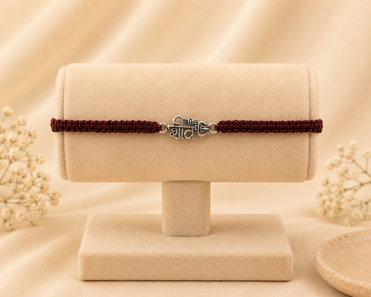 Silver Rakhi for Brother | Handmade Designer Raksha Bandhan Rakhi (17)