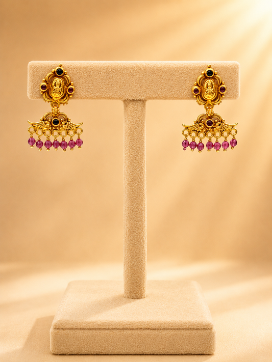 925 Sterling Silver Jhumki Earrings for Women – Minimal Design, Gold Polished, BIS Hallmarked (51250)