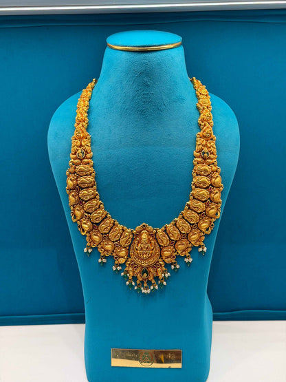Long Necklace in 92.5 Silver Gold Polish (7129)