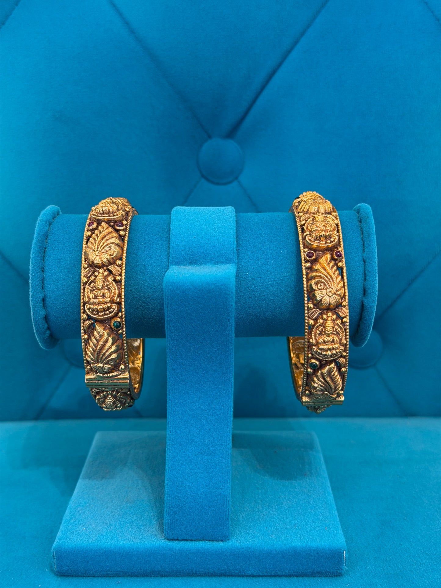 BANGLE 92.5 SILVER GOLD POLISHED (2661)