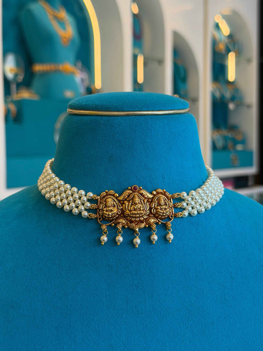 Beads Chain Fancy in 92.5 Silver Gold Polished(6772)