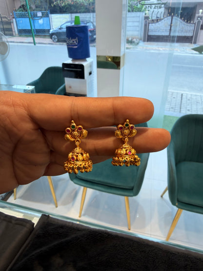JUMKI 92.5 SILVER GOLD POLISHED BIG SIZE (51243)