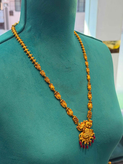 Long Necklace in 92.5 Silver Gold Polish (7126) (Copy)