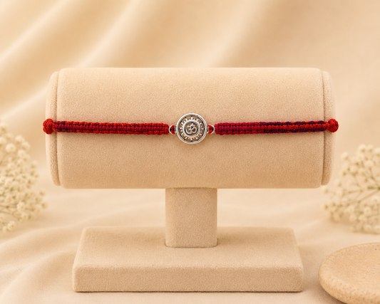Silver Rakhi for Brother | Handmade Designer Raksha Bandhan Rakhi (16)
