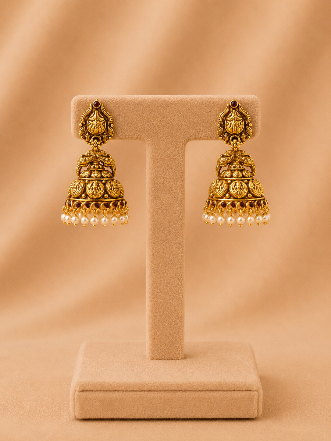 JUMKI 92.5 SILVER GOLD POLISHED BIG SIZE (51246)