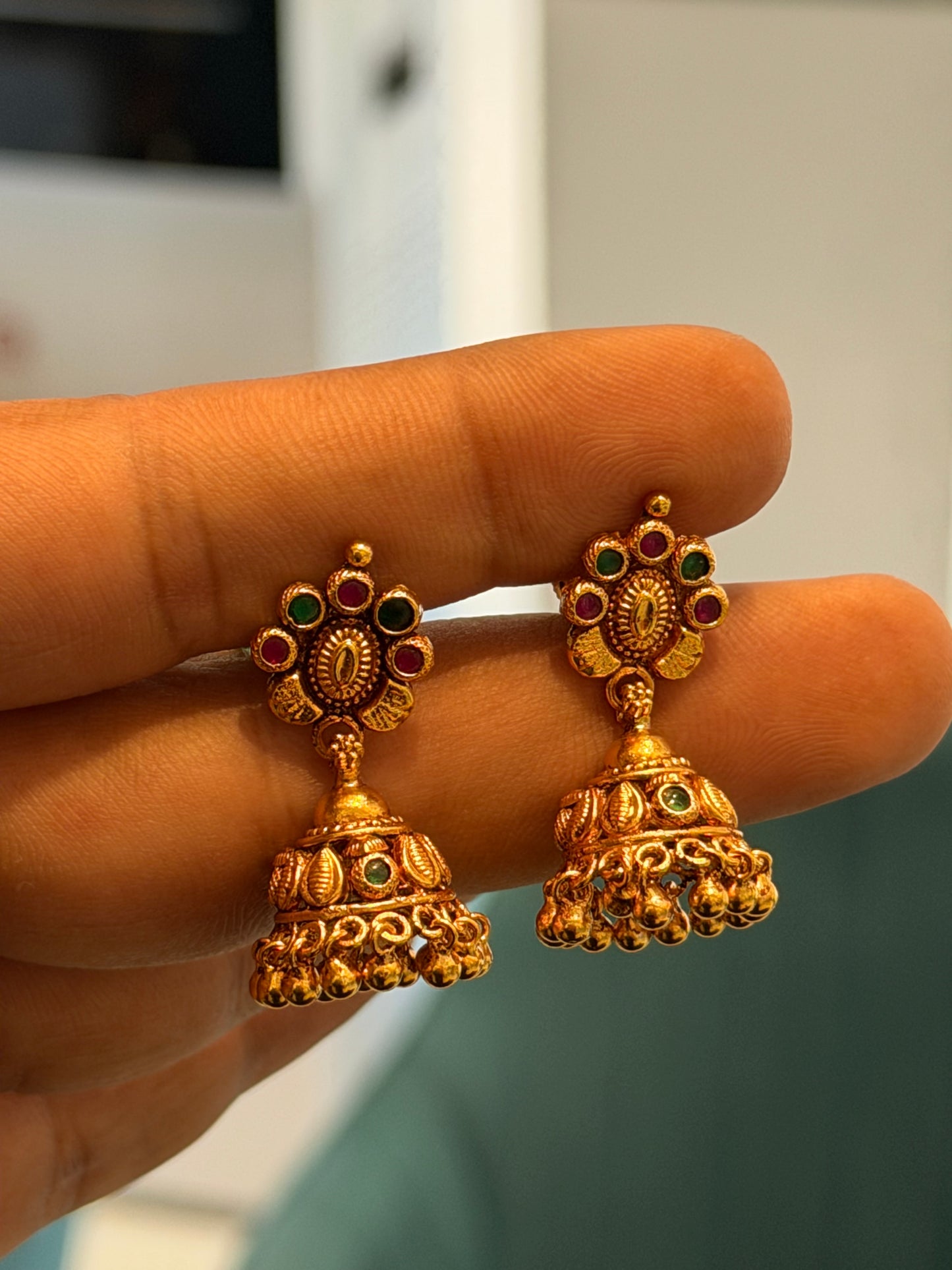 JUMKI 92.5 SILVER GOLD POLISHED (51236)