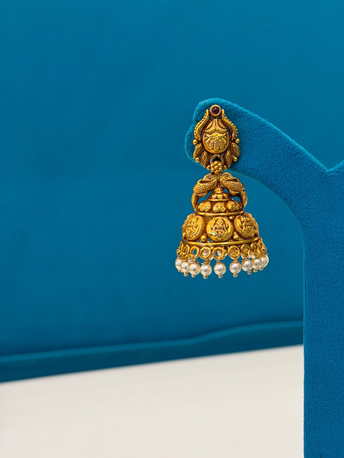 JUMKI 92.5 SILVER GOLD POLISHED BIG SIZE (51246)