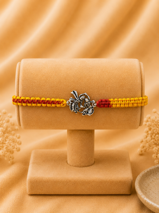 Silver Rakhi for Brother | Handmade Designer Raksha Bandhan Rakhi (24)