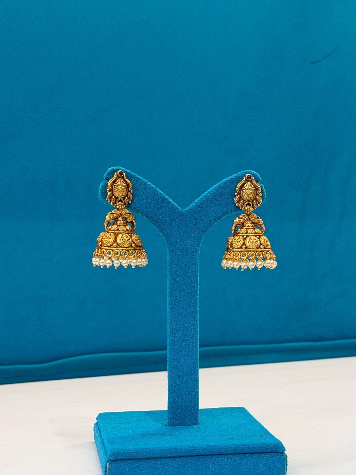 JUMKI 92.5 SILVER GOLD POLISHED BIG SIZE (51246)