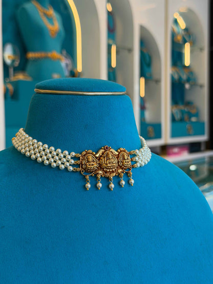Beads Chain Fancy in 92.5 Silver Gold Polished(6772)
