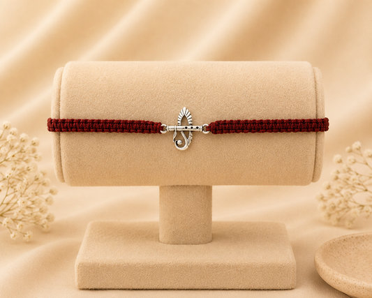 Silver Rakhi for Brother | Handmade Designer Raksha Bandhan Rakhi (20)