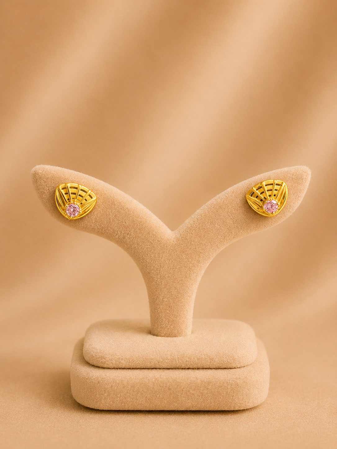 EARINGS/TOPS 92.5 SILVER GOLD POLISHED (1016)