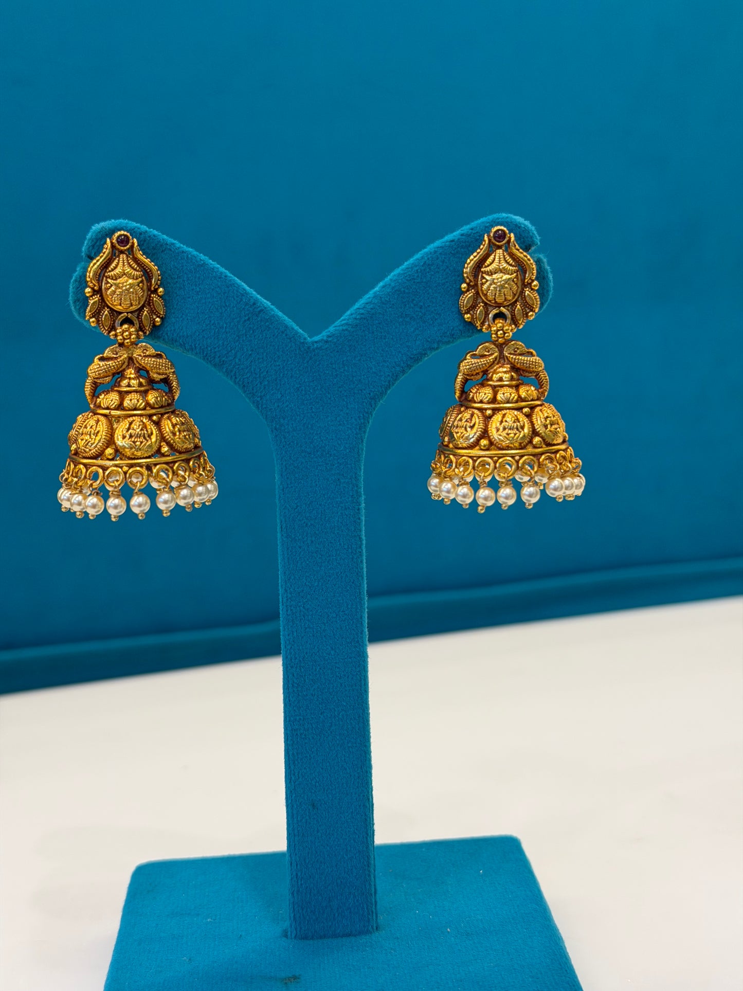 JUMKI 92.5 SILVER GOLD POLISHED BIG SIZE (51246)