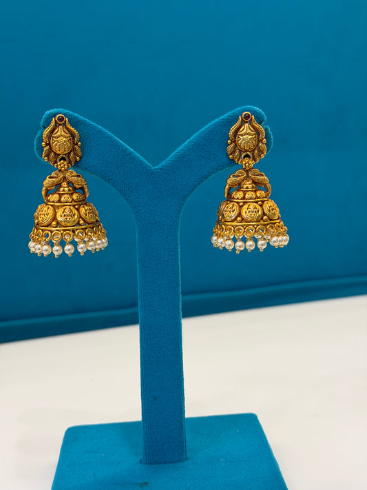 JUMKI 92.5 SILVER GOLD POLISHED BIG SIZE (51246)