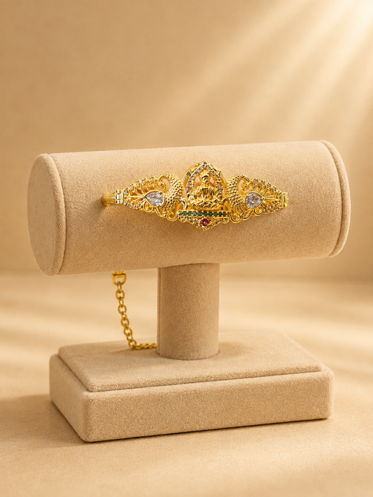 BANGLE 92.5 SILVER GOLD POLISHED (2670)