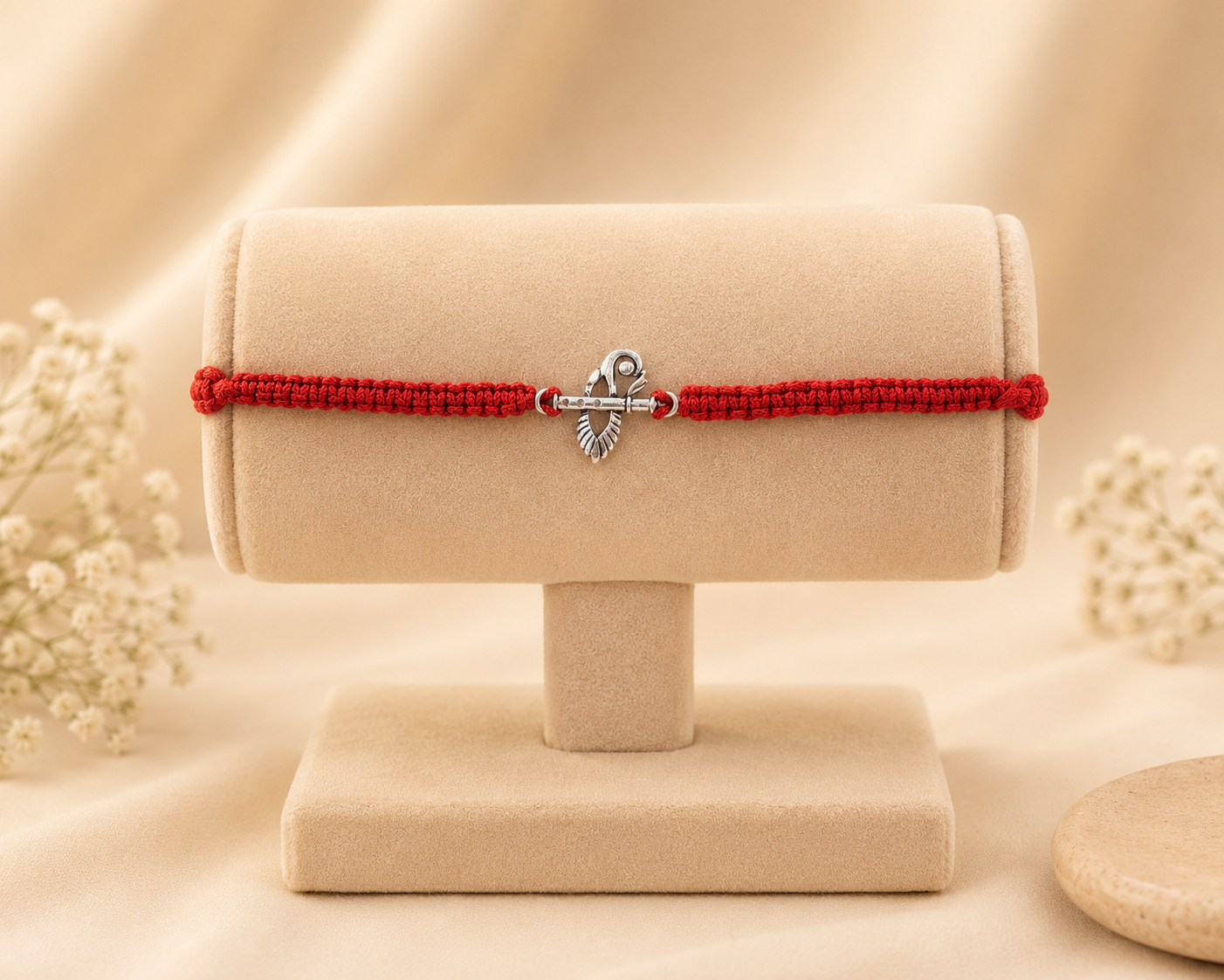 Silver Rakhi for Brother | Handmade Designer Raksha Bandhan Rakhi (15)