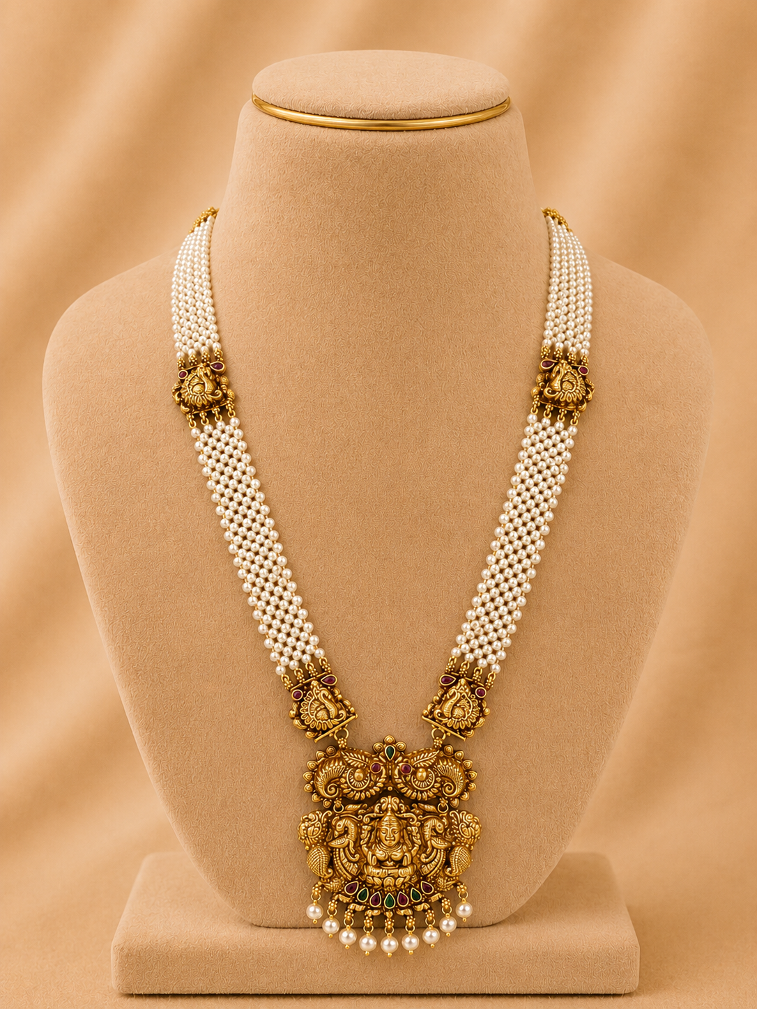 Beads Chain Fancy in 92.5 Silver Gold Polished(6770)