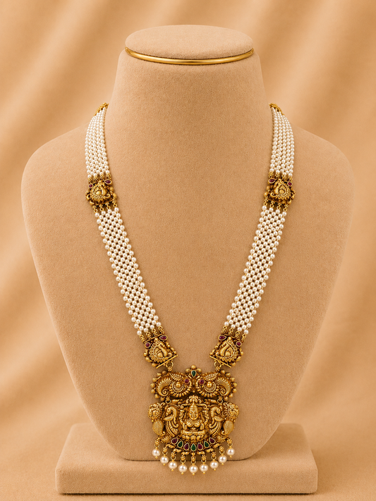 925 Sterling Silver Beads Chain Fancy for Women – Regal Design, Gold Polished, BIS Hallmarked (6770)