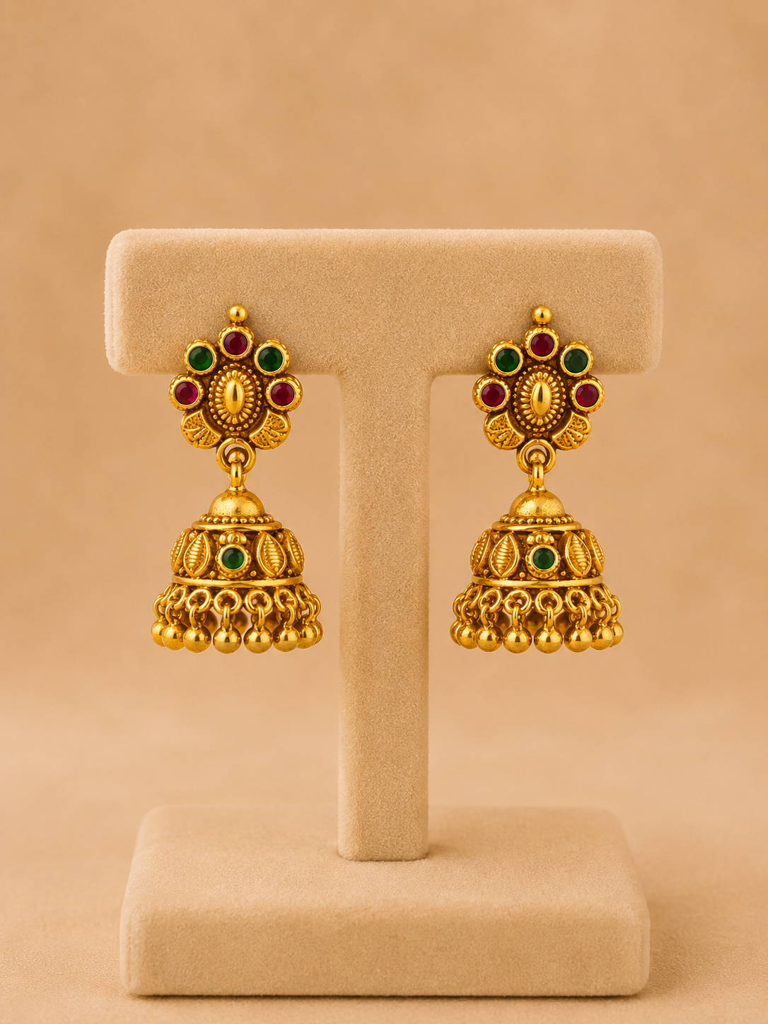 JUMKI 92.5 SILVER GOLD POLISHED (51236) - AURA925.COM