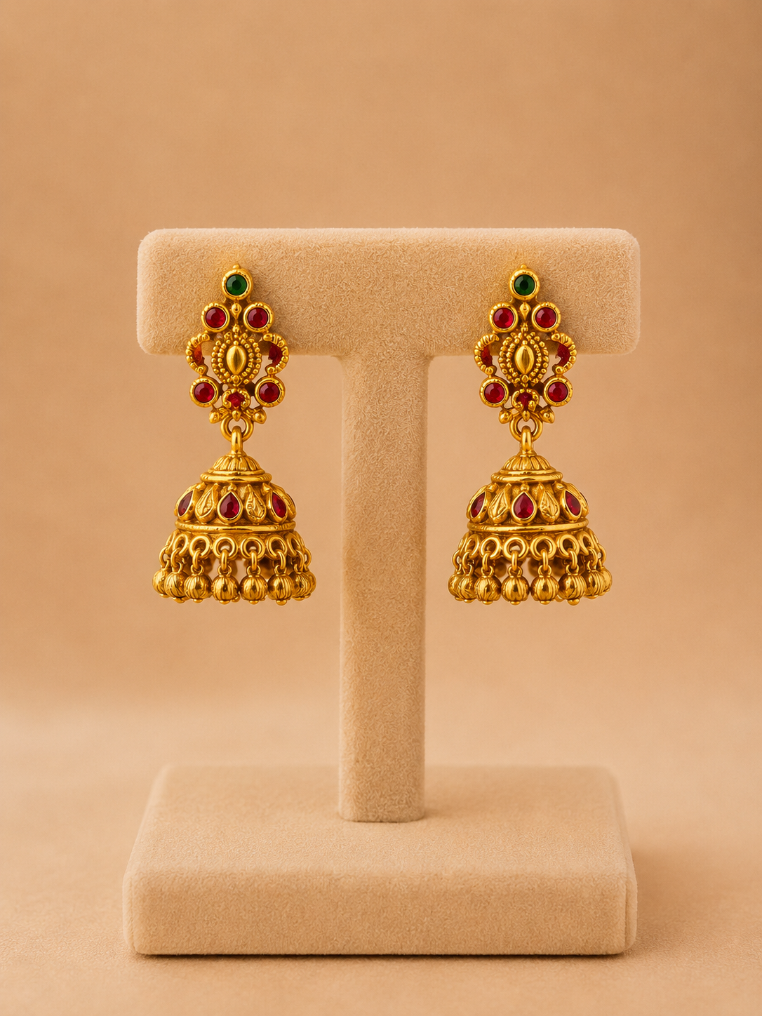 JUMKI 92.5 SILVER GOLD POLISHED (51237) - AURA925.COM