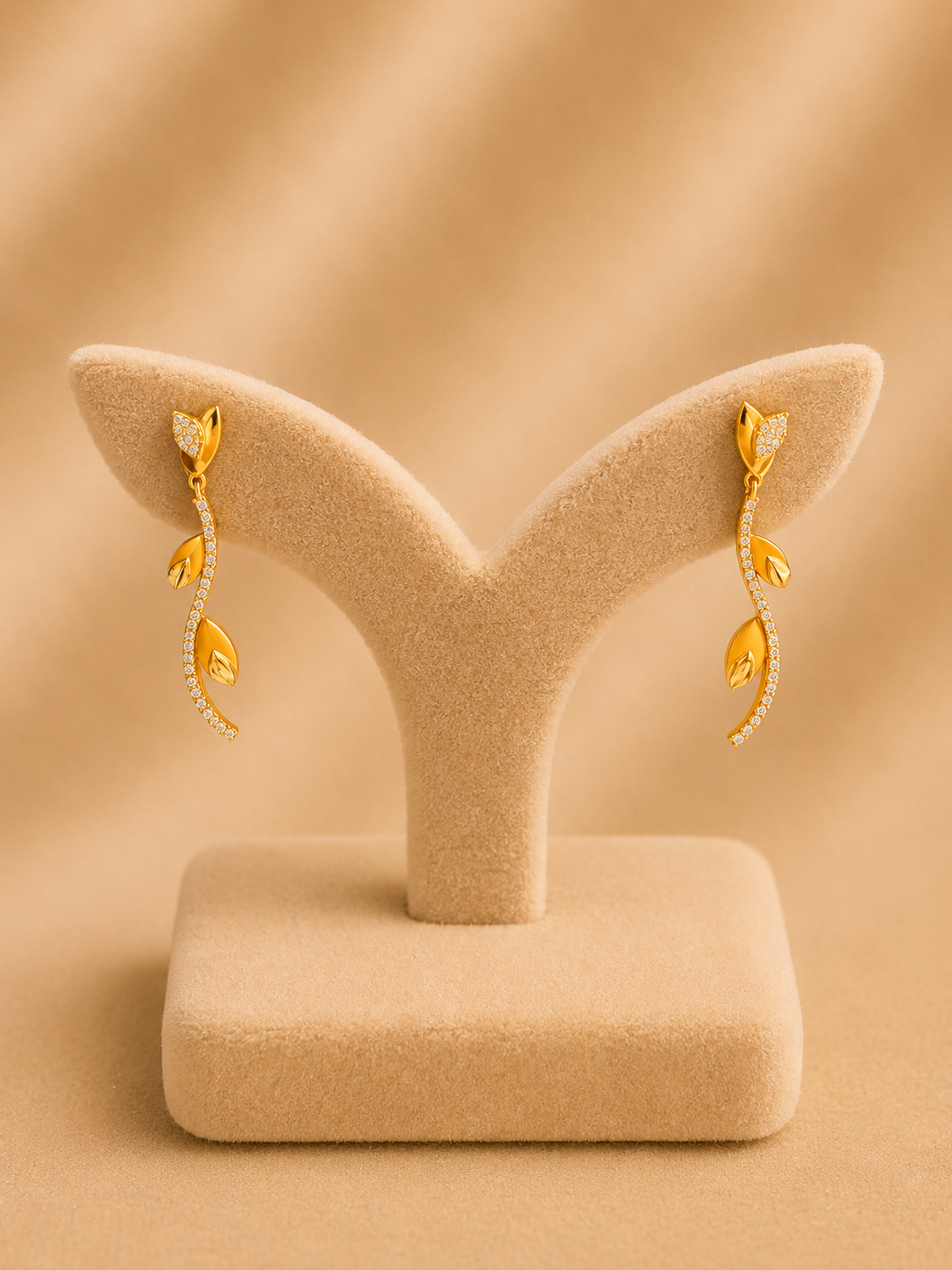EARINGS/TOPS 92.5 SILVER GOLD POLISHED (1022)