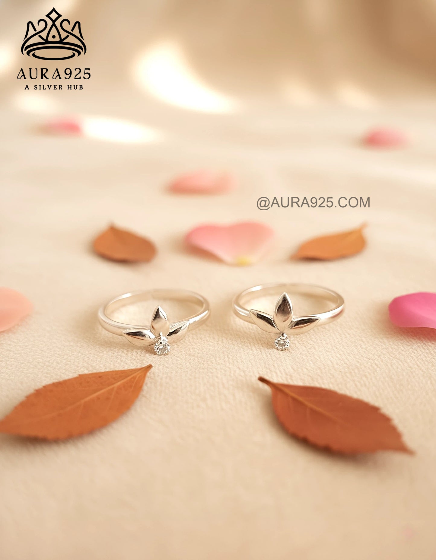 Elegant Silver 925 Leaf Toe Rings SLTR-9925